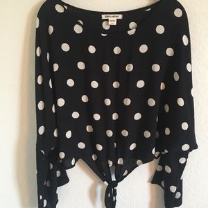 Billabong Polka Dot Blouse